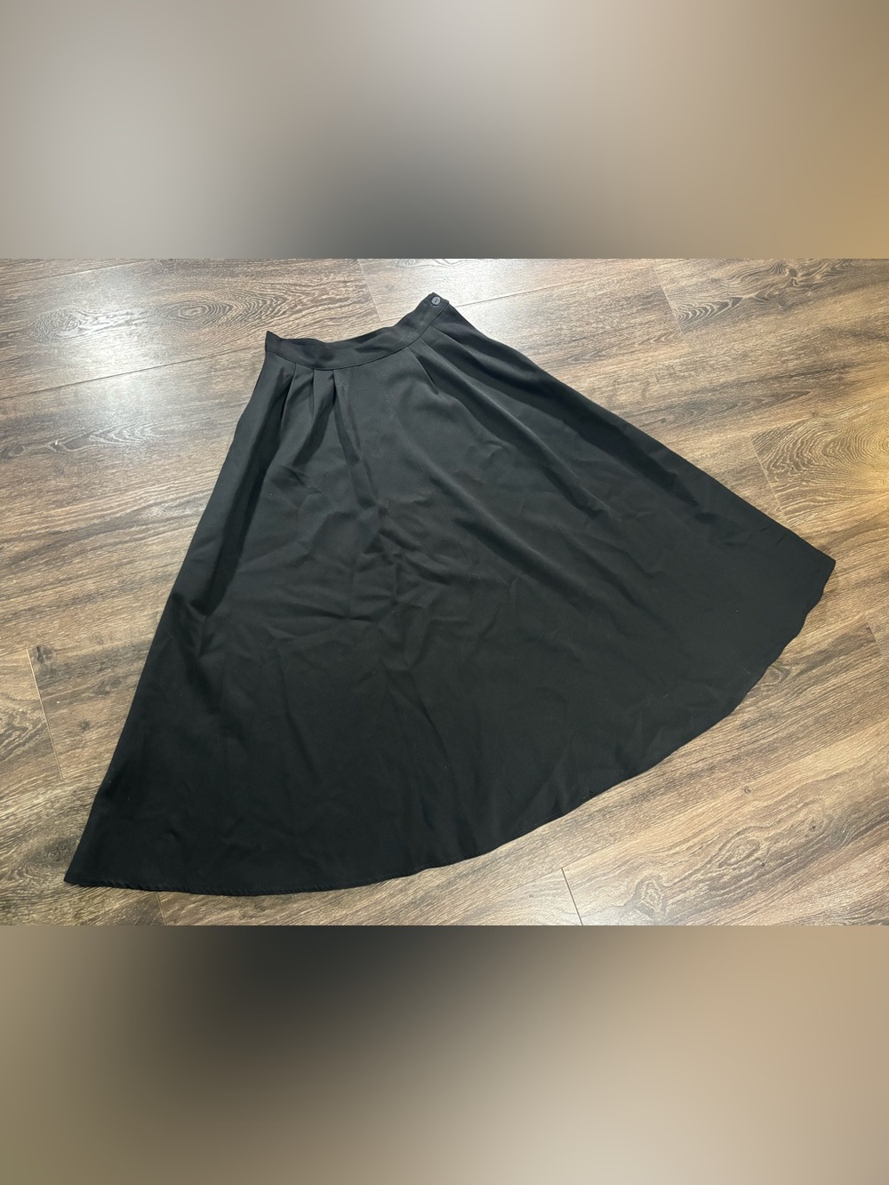 Vintage A Line Maxi Skirt Professorcore 100% Wool Business Casual